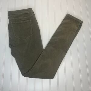 Juicy Couture Army Green Cords Narrow Wale Corduroy Jeans Sz Small